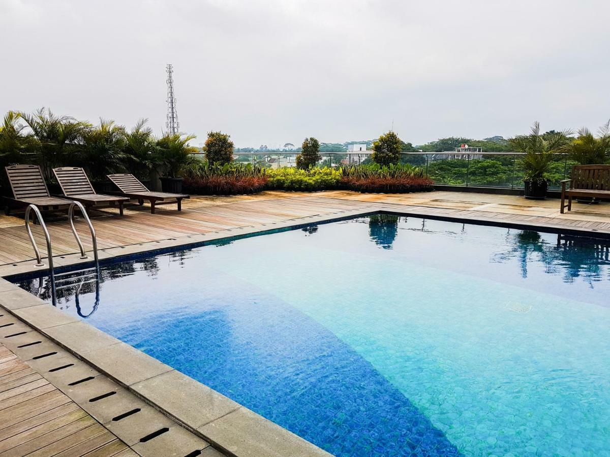 Homey Studio Room Tree Park City Bsd Apartment Near Bsd City By Travelio Tangerang Exterior foto